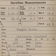 Bertillon card and mugshot